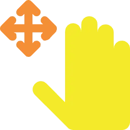 Slide your hand sideways